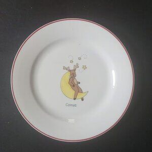 Vintage LTD Commodities Christmas Comet REINDEER 8.25'' Plate